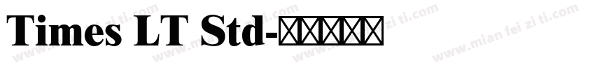 Times LT Std字体转换